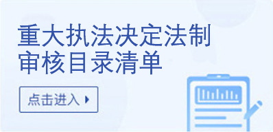 重大執法決定法制審核目錄清單